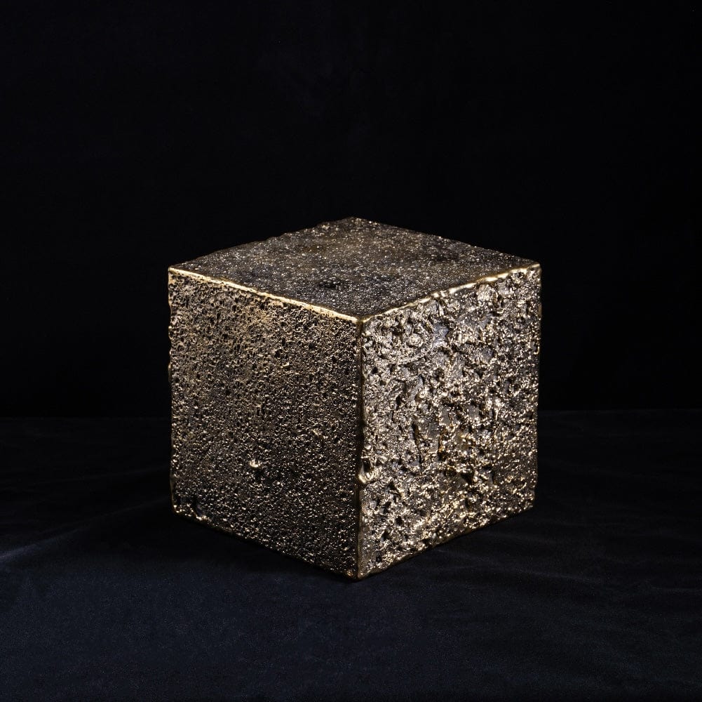 Bronze Sculpture Rain Cube - Image 6