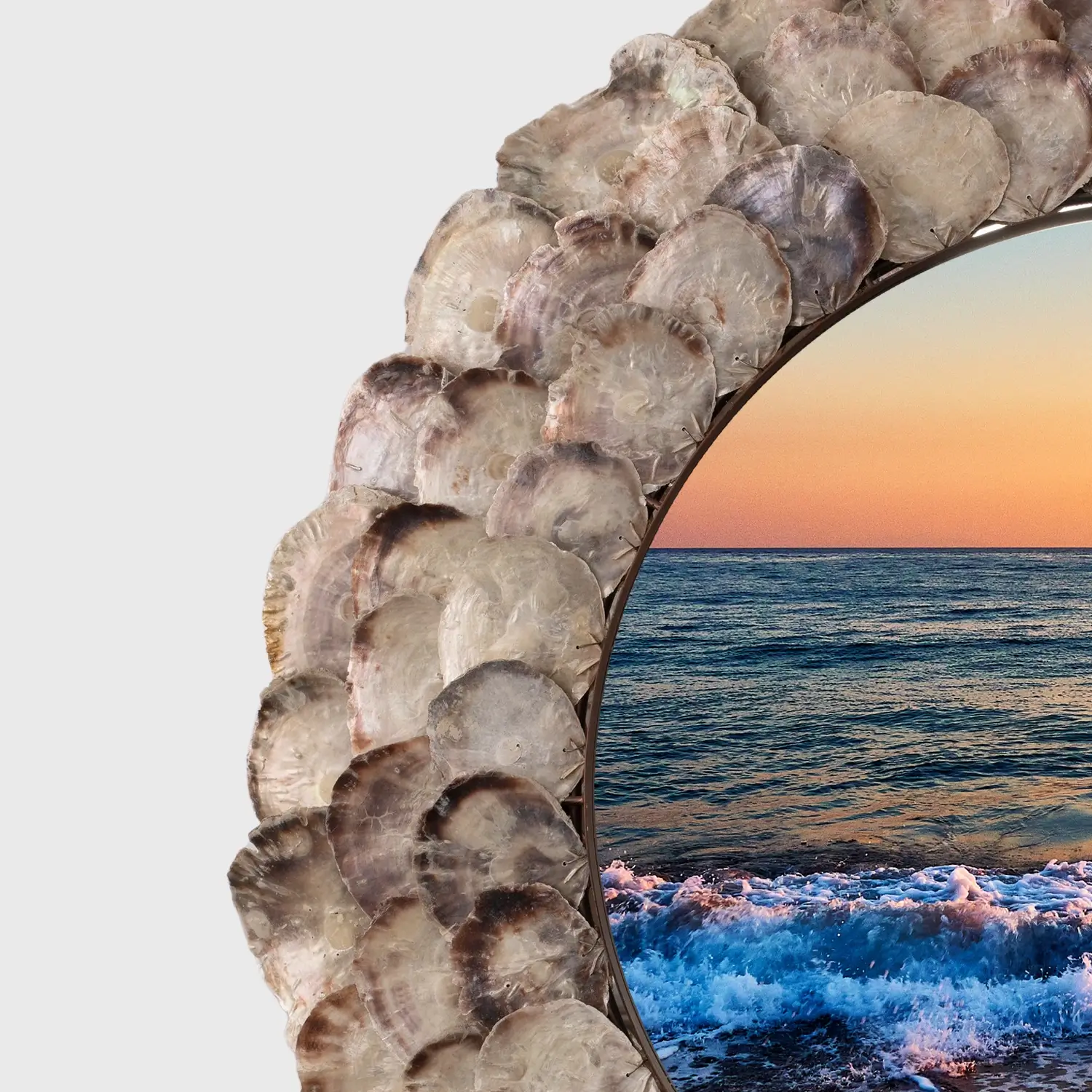 Capiz Shell Mirror 130cm - Image 3