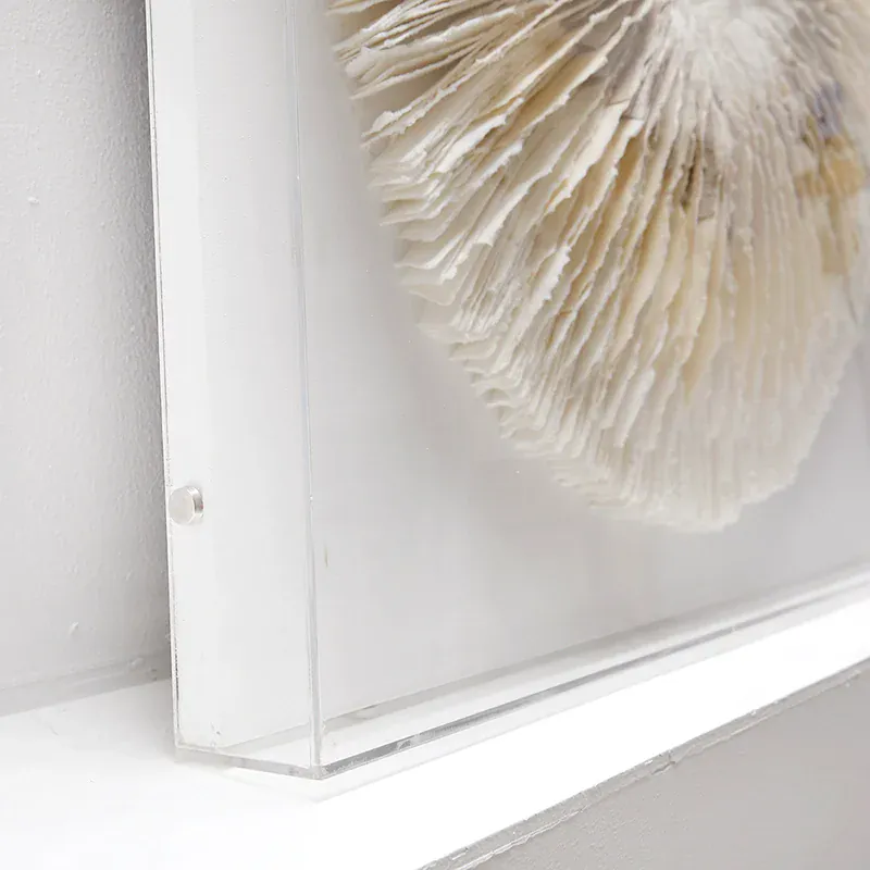 Circle of Stillness Handmade Dimensional Paper Wall Sculpture - Image 2