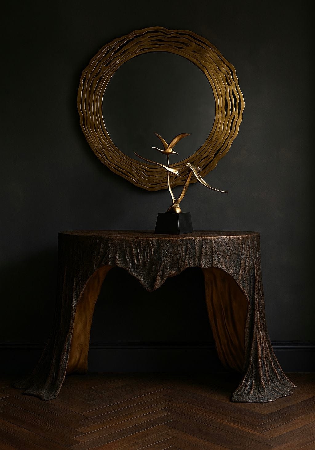 Cloth of Gold Console Bronze Dorato - Image 2