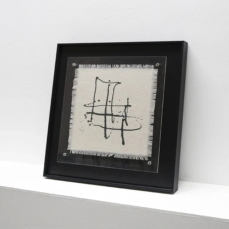 Inkbound Echoes 1 Original Linen Printing Art - Image 3