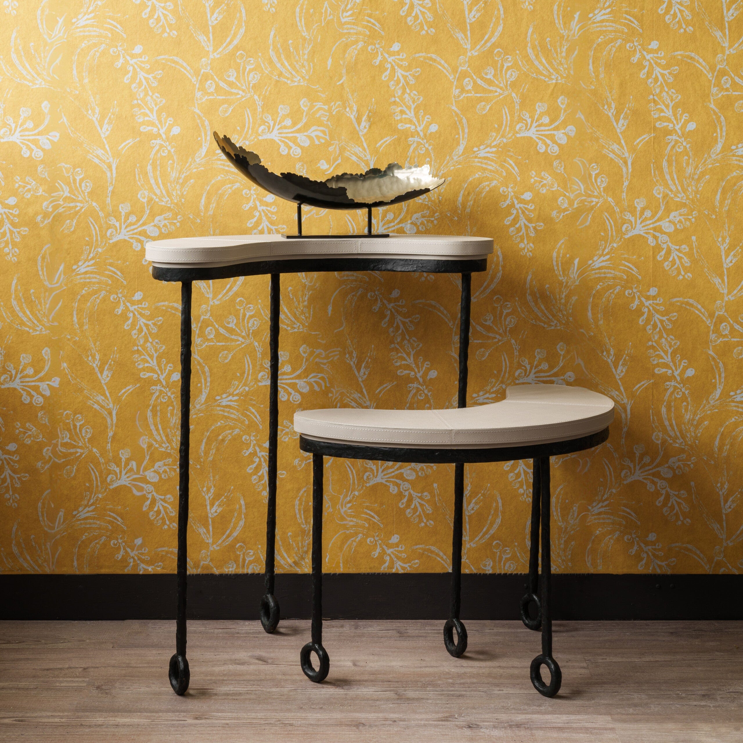 Marais Bronze Tables Pumice Leather - Image 2