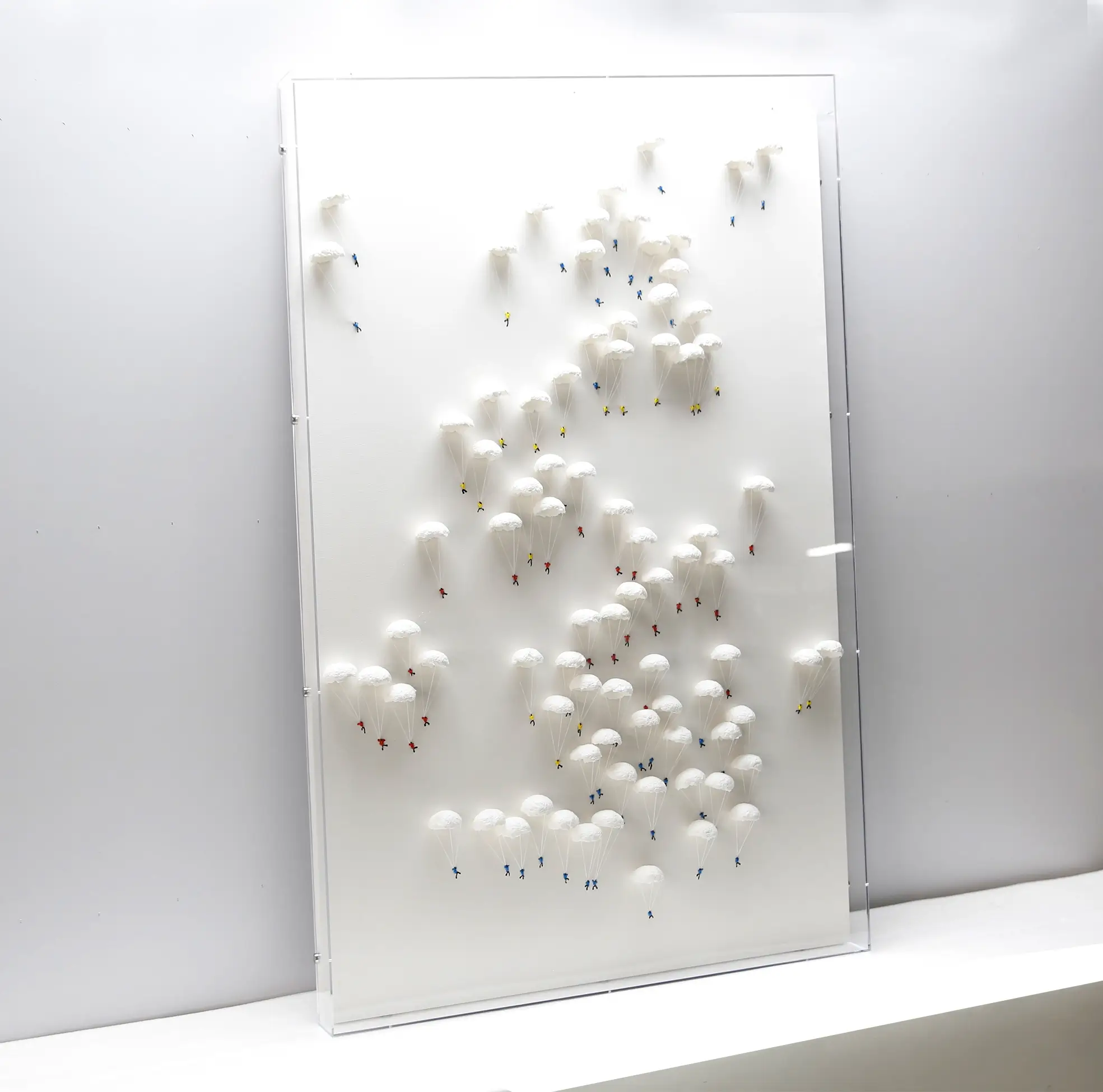 Parachute Handmade Dimensional Paper Wall Art - Image 2