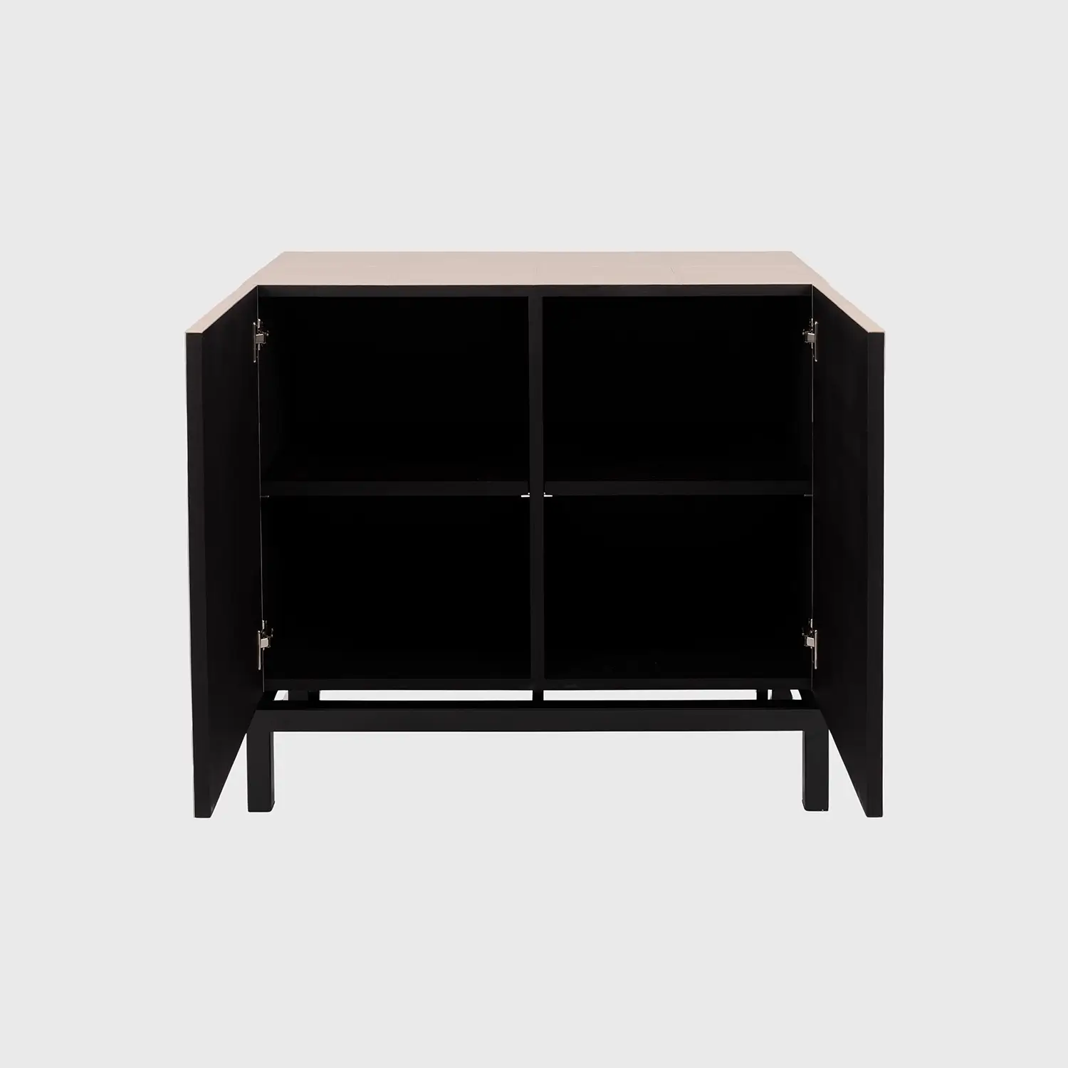 Paragon Cabinet 2 Door Pumice Leather - Image 3
