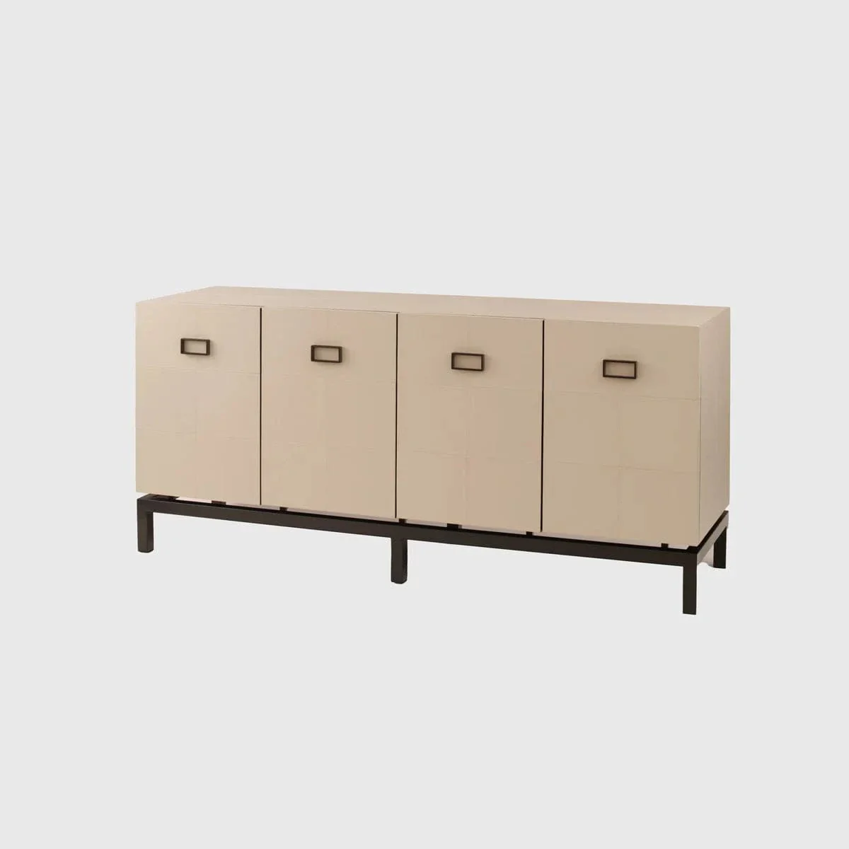 Paragon Cabinet 4 door Pumice Leather - Image 3