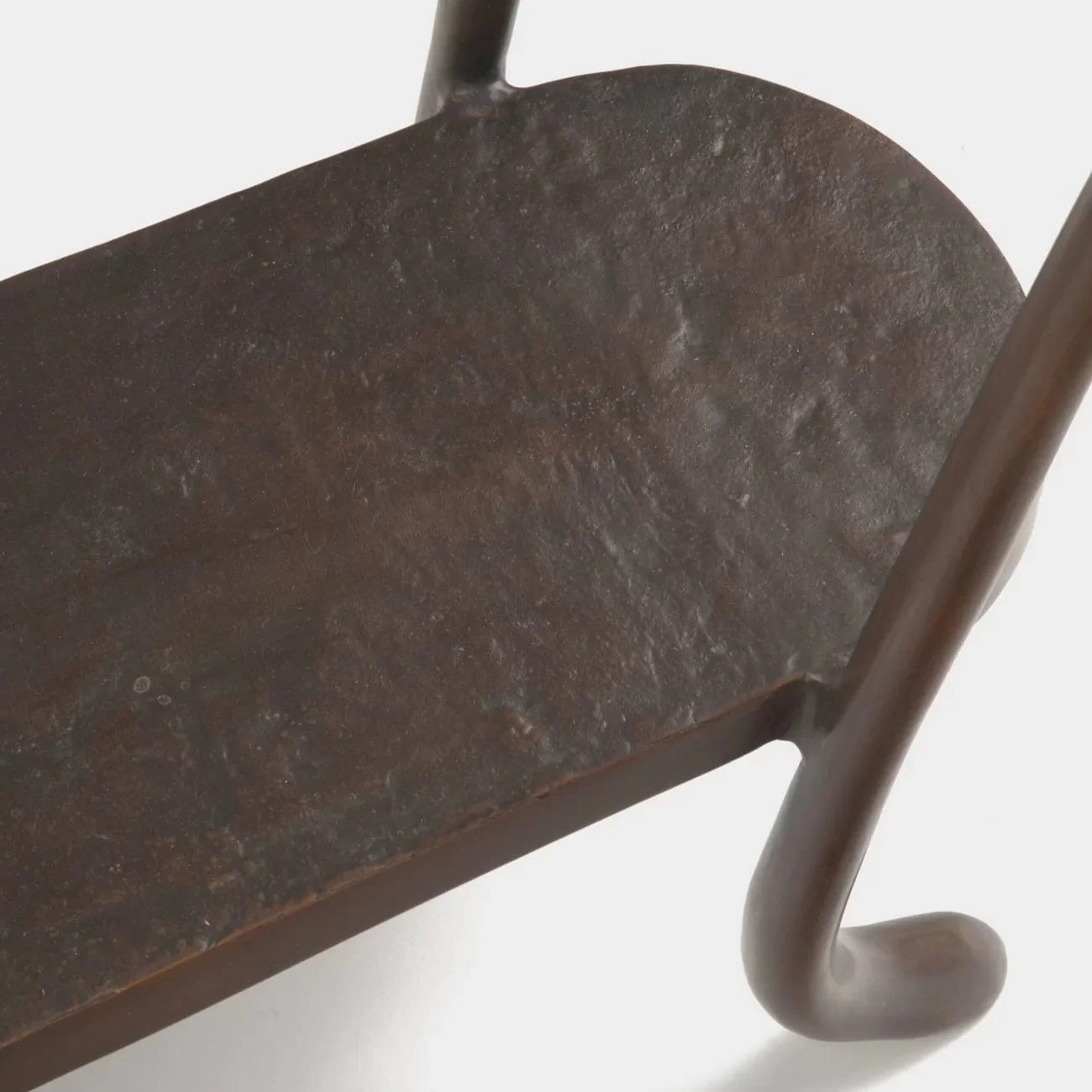 Paris Console Antique Bronze and Leather - Image 2