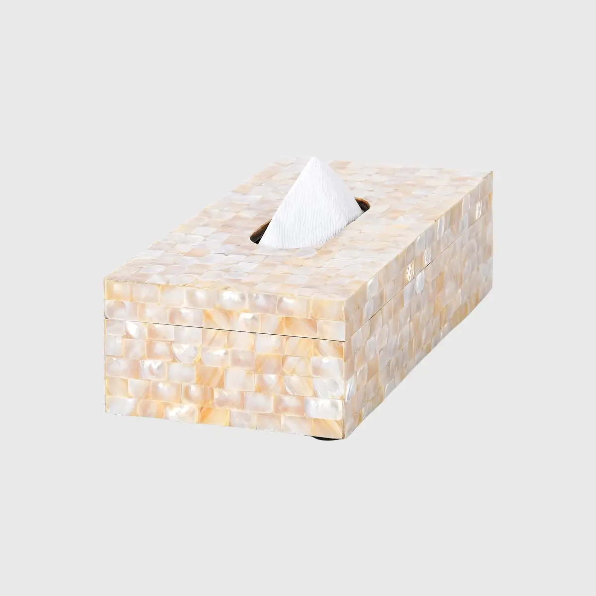 Tissue Box Rectangle Mother of Pearl - Image 2