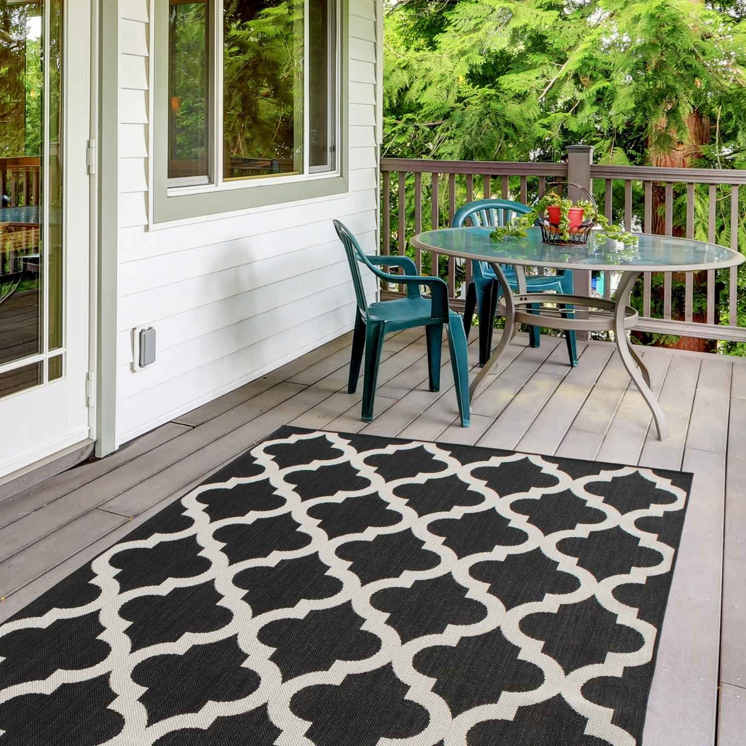 Ecology Outdoor Rug Black | 400B - Image 7