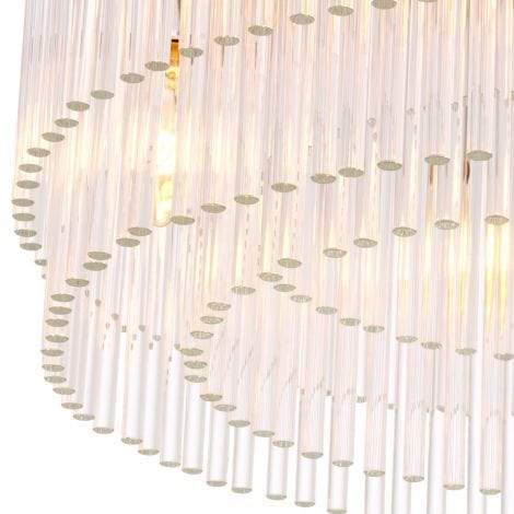 Ceiling Lamp Hector Light brushed brass finish | clear glass - Image 4