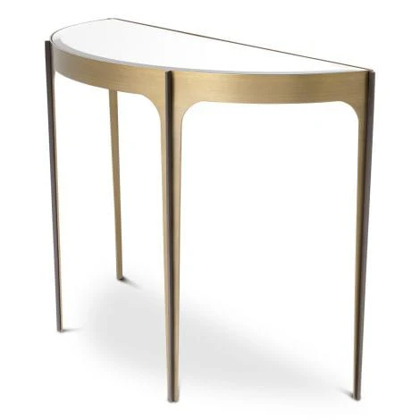 Console Table Artemisa Brushed brass finish | bronze finish | bevelled mirror glass
