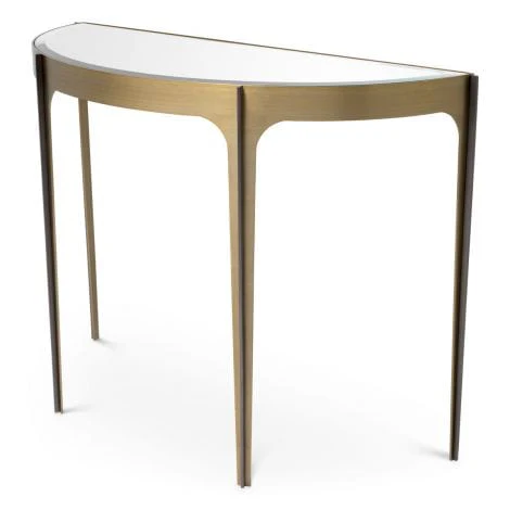 Console Table Artemisa Brushed brass finish | bronze finish | bevelled mirror glass - Image 3