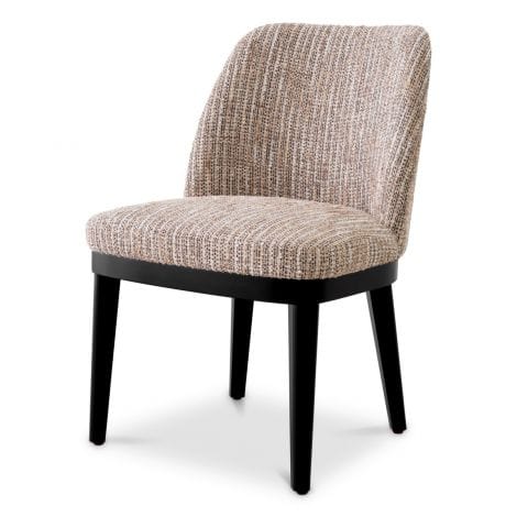 Dining Chair Costa Mademoiselle beige | black legs