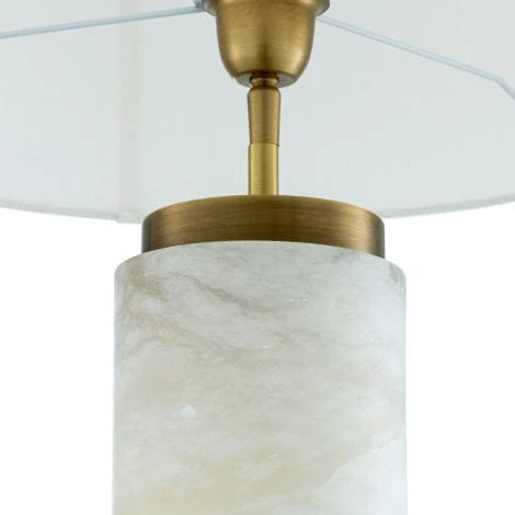 Table Lamp Lxry Alabaster | antique brass finish - Image 5