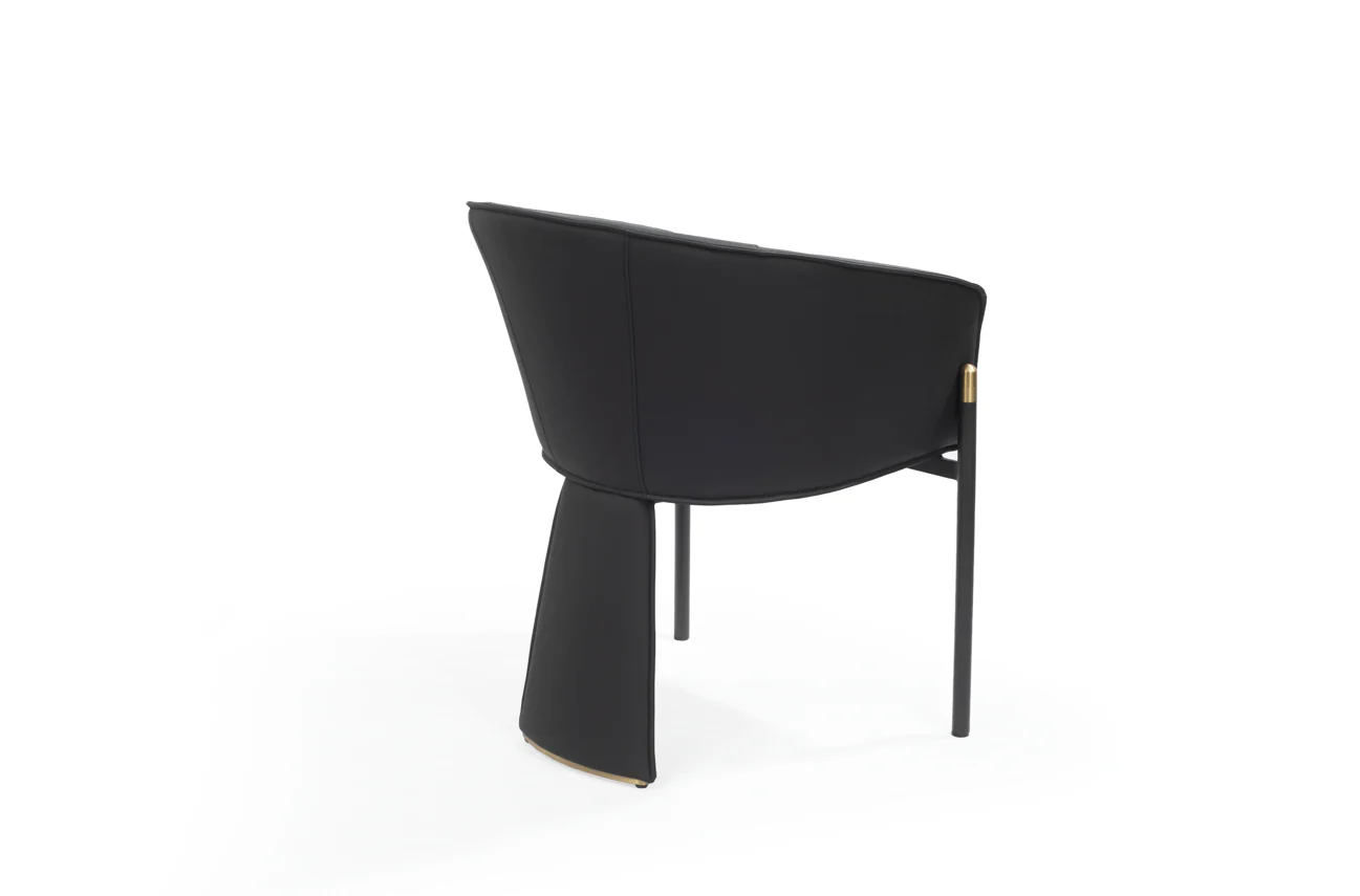 Felipo Dining Chair - Set of 2 - Mustang Black | OUTLET - Image 3