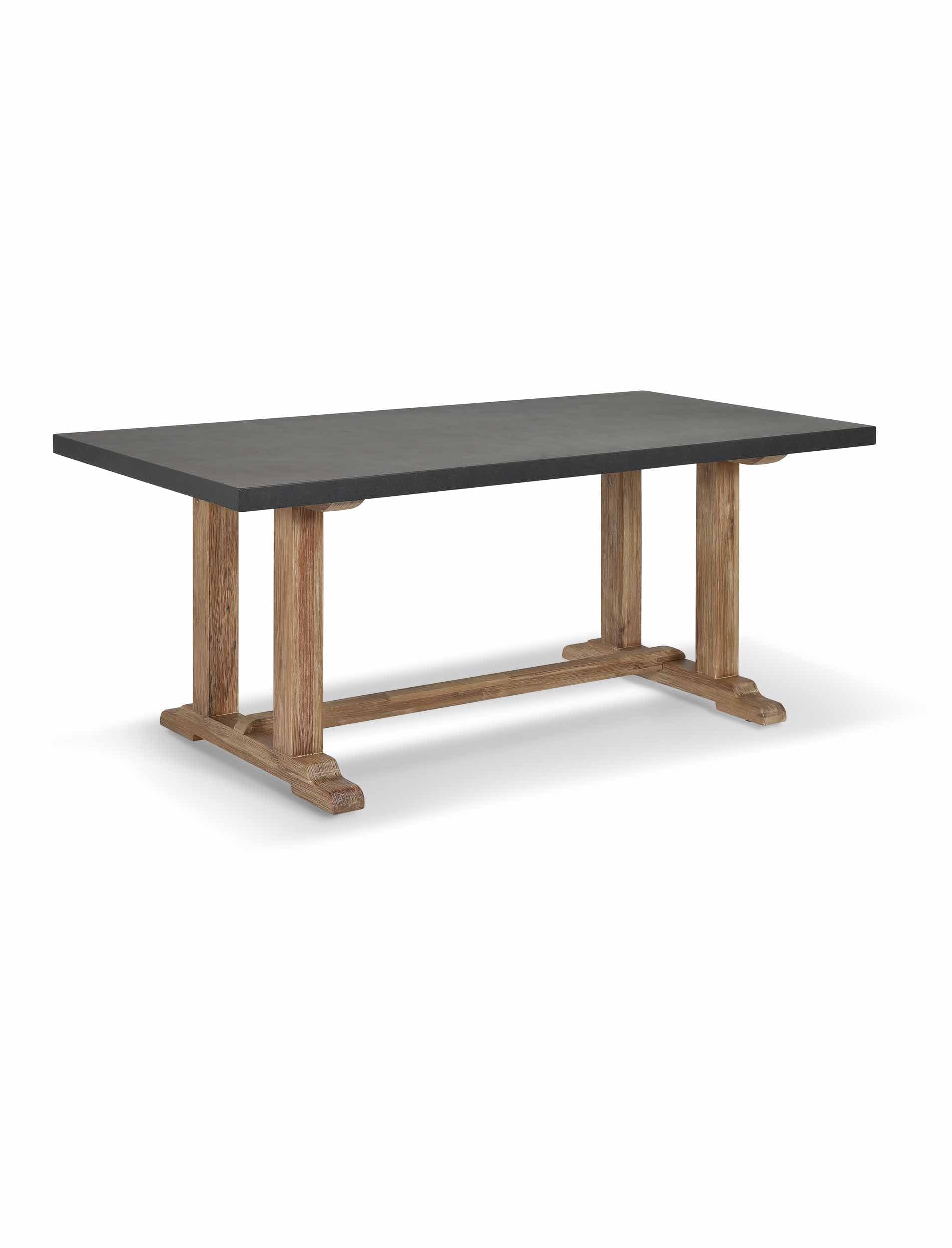 Burcot Dining Table Small Slate Grey - Image 3