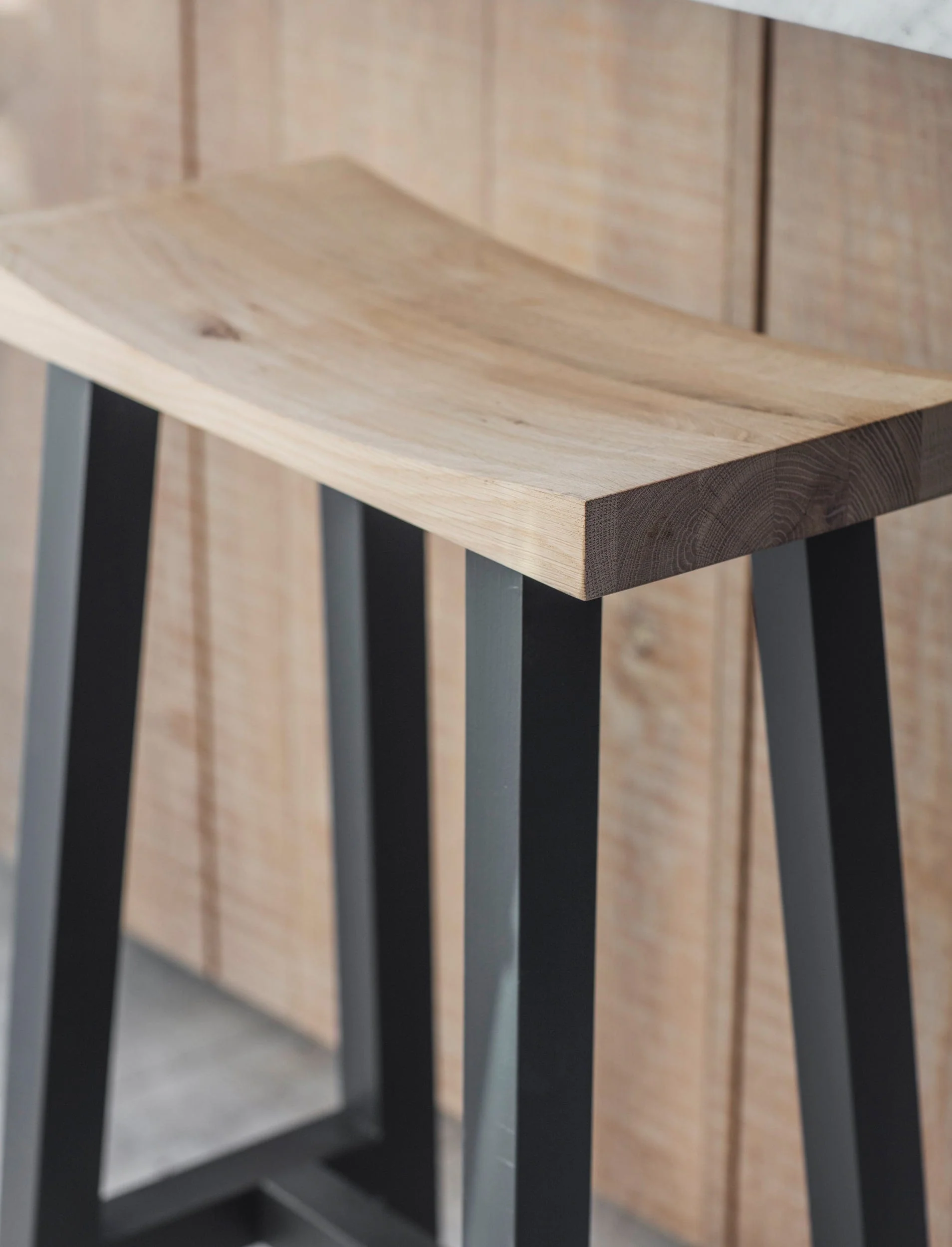 Clockhouse Bar Stool Carbon & Natural - Image 2