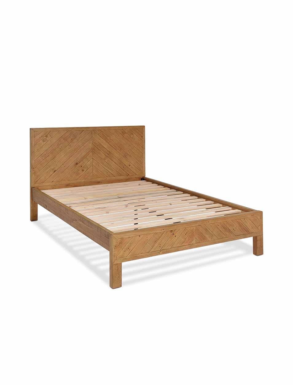 Fawley Chevron Bed King Natural - Image 3