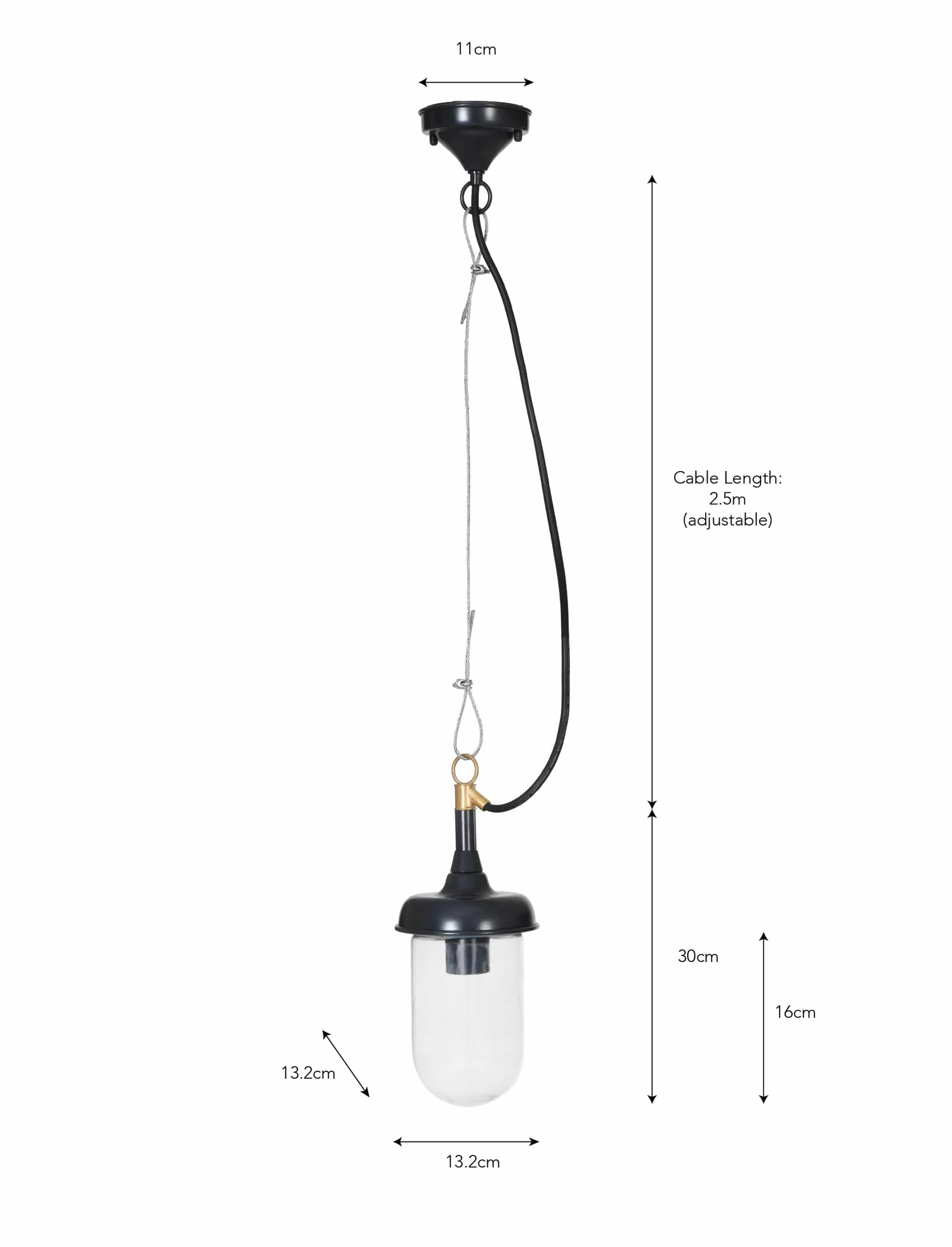 Harbour Outdoor Pendant Light - Carbon - Image 4