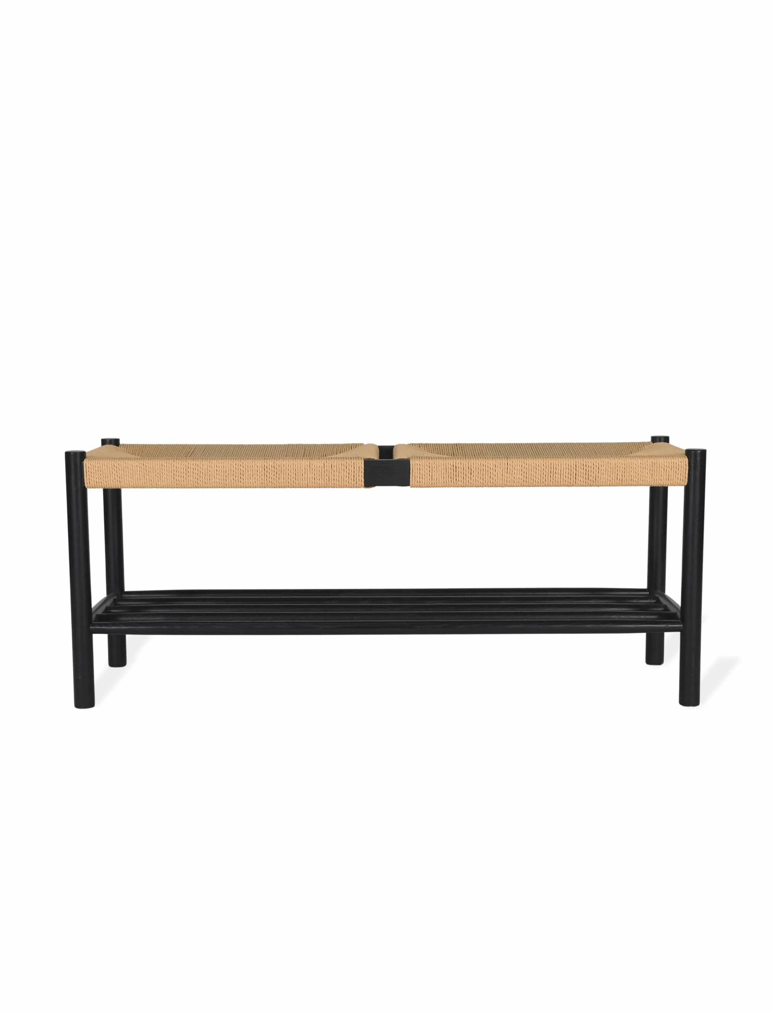 Longworth Hallway Bench - Black - Image 5