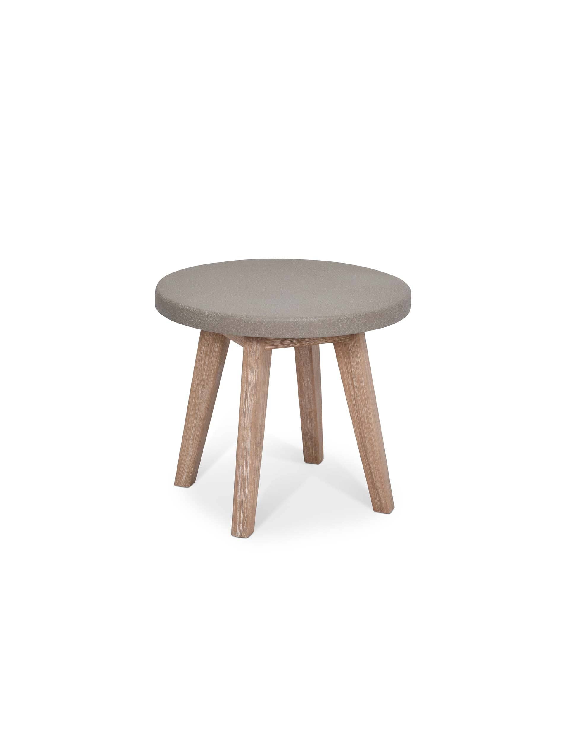 Lynton Round Side Table Grey - Image 3