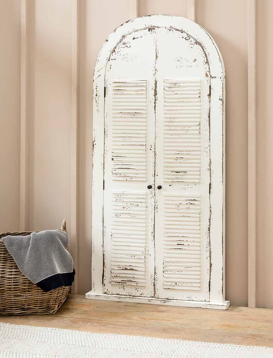 Minstead Mirror Antique White - Image 2
