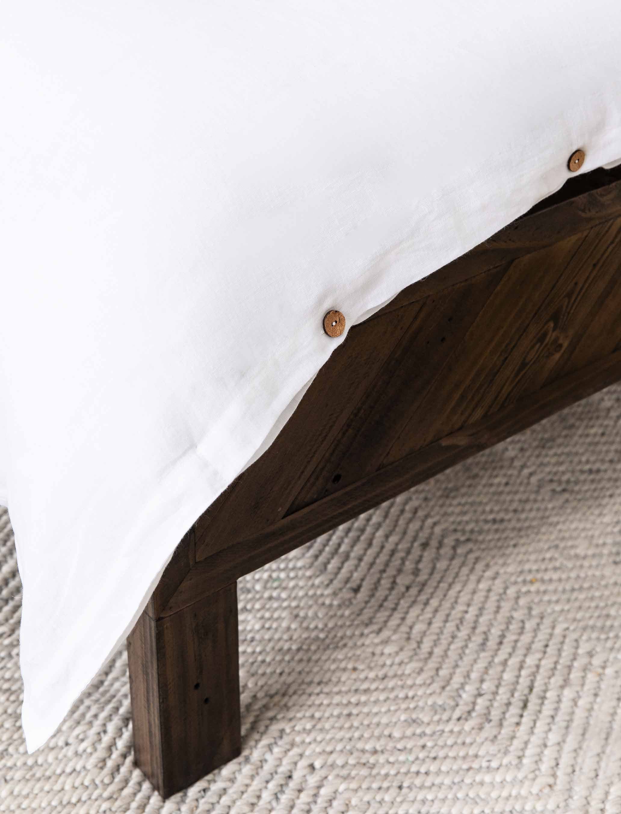 Pembridge Linen Duvet Cover Double Lily White - Image 2