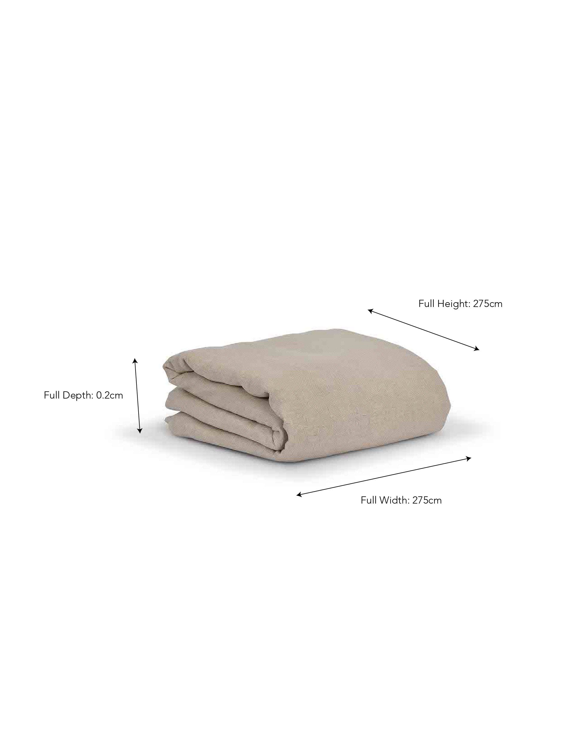 Pembridge Linen Flat Sheet King Natural - Image 4