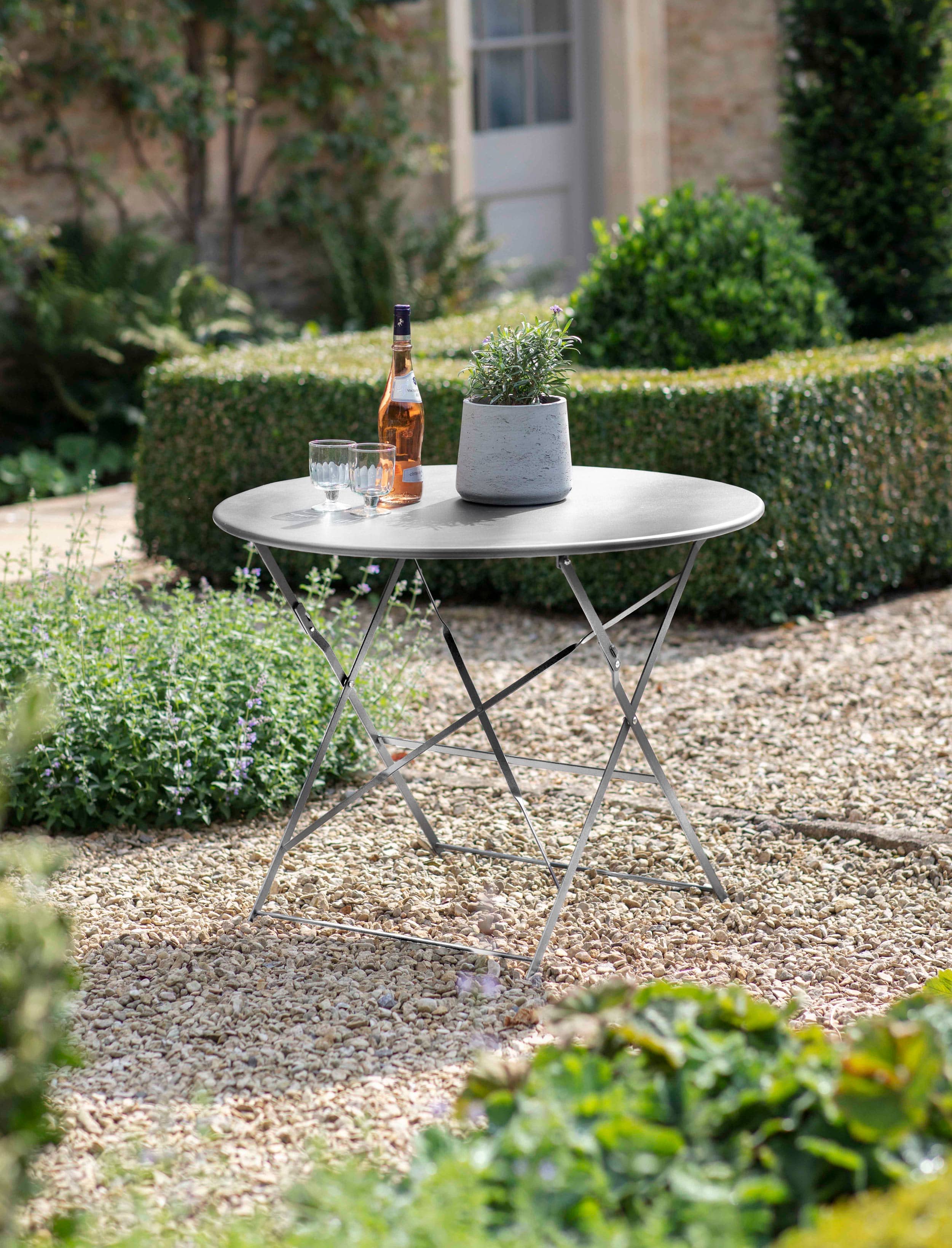Rive Droite Bistro Table Large Silver