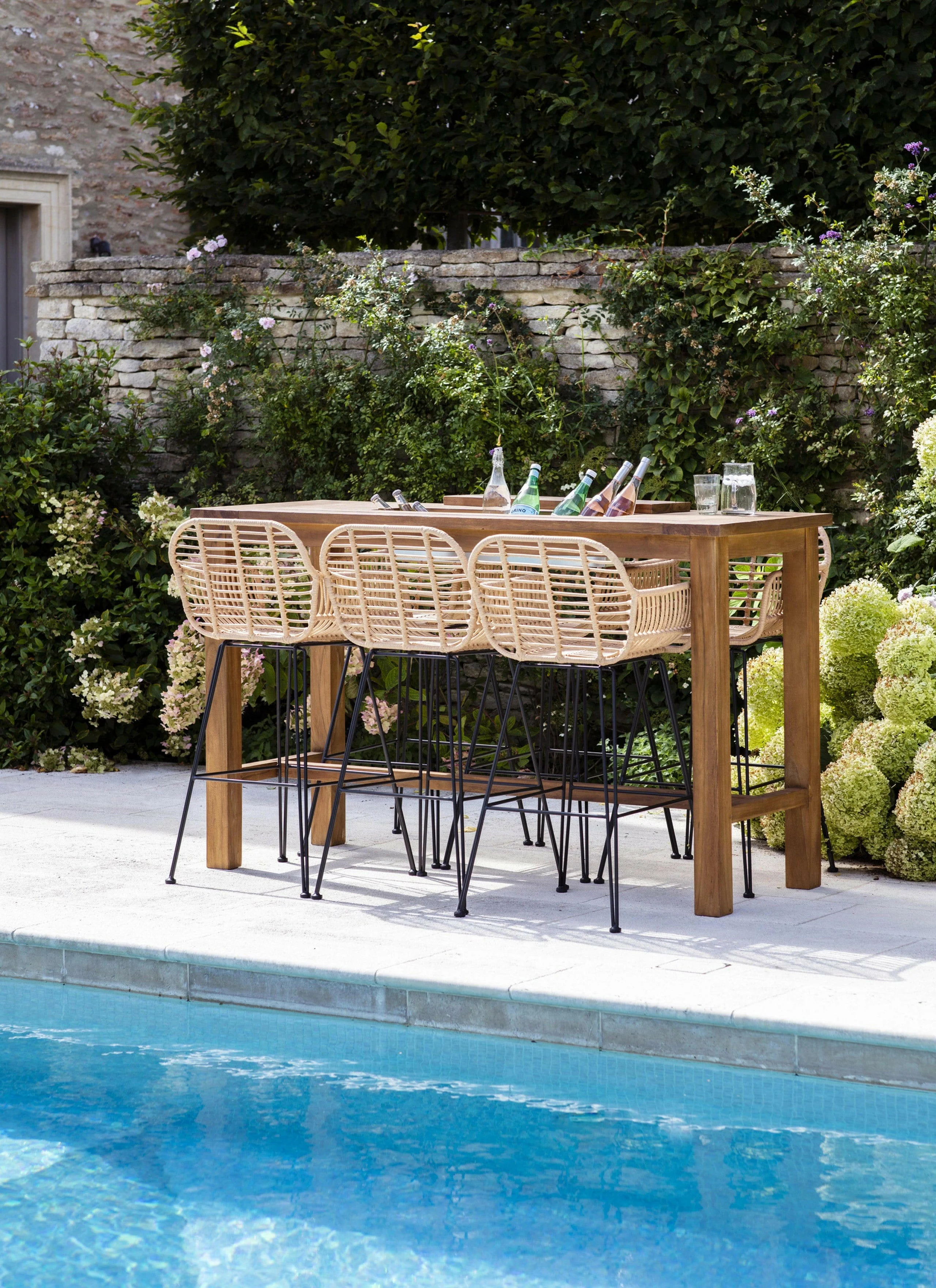 St Mawes Drinks/Planter Bar Table - Large