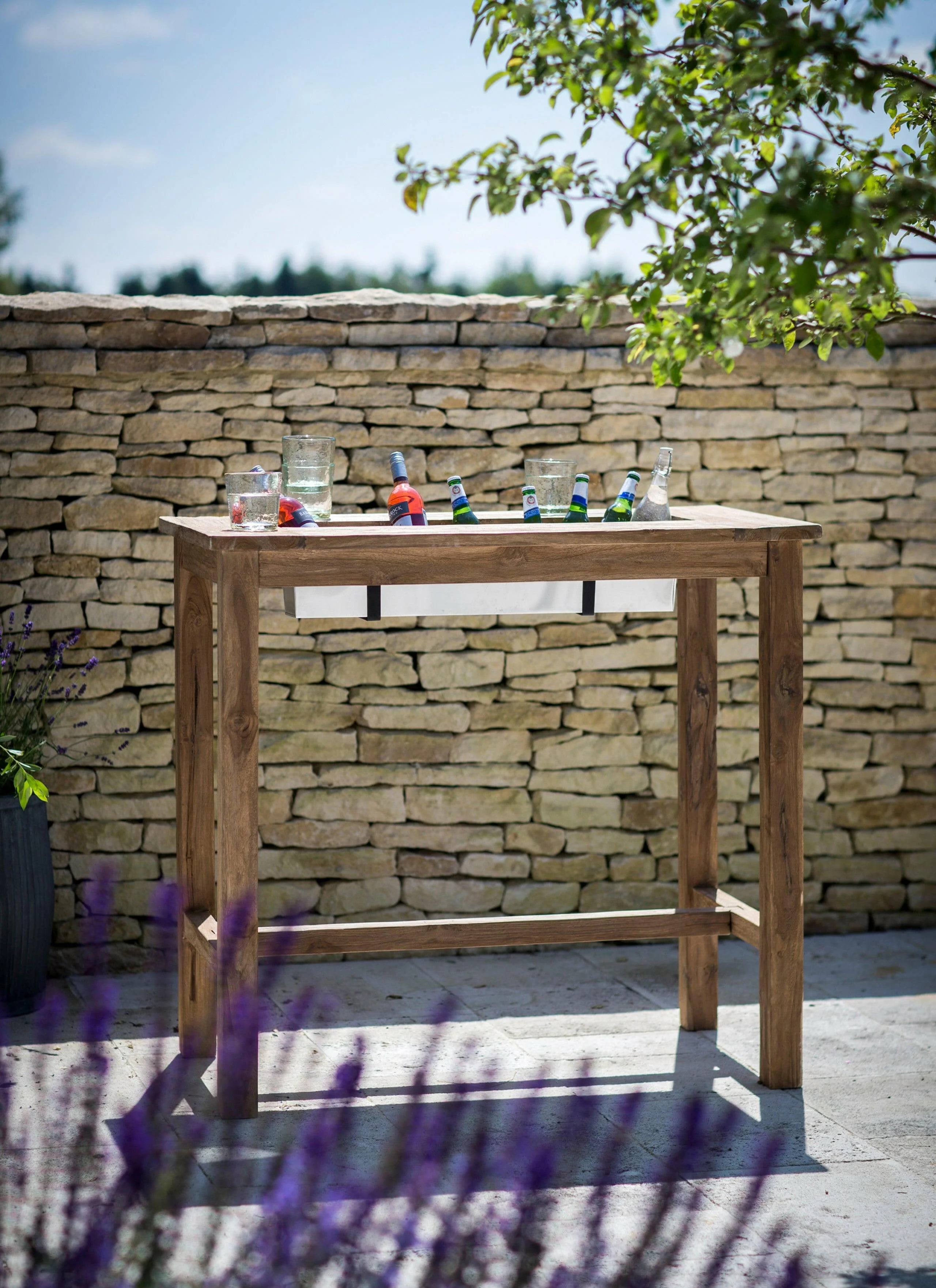 St Mawes Drinks/Planter Bar Table - Small - Image 2
