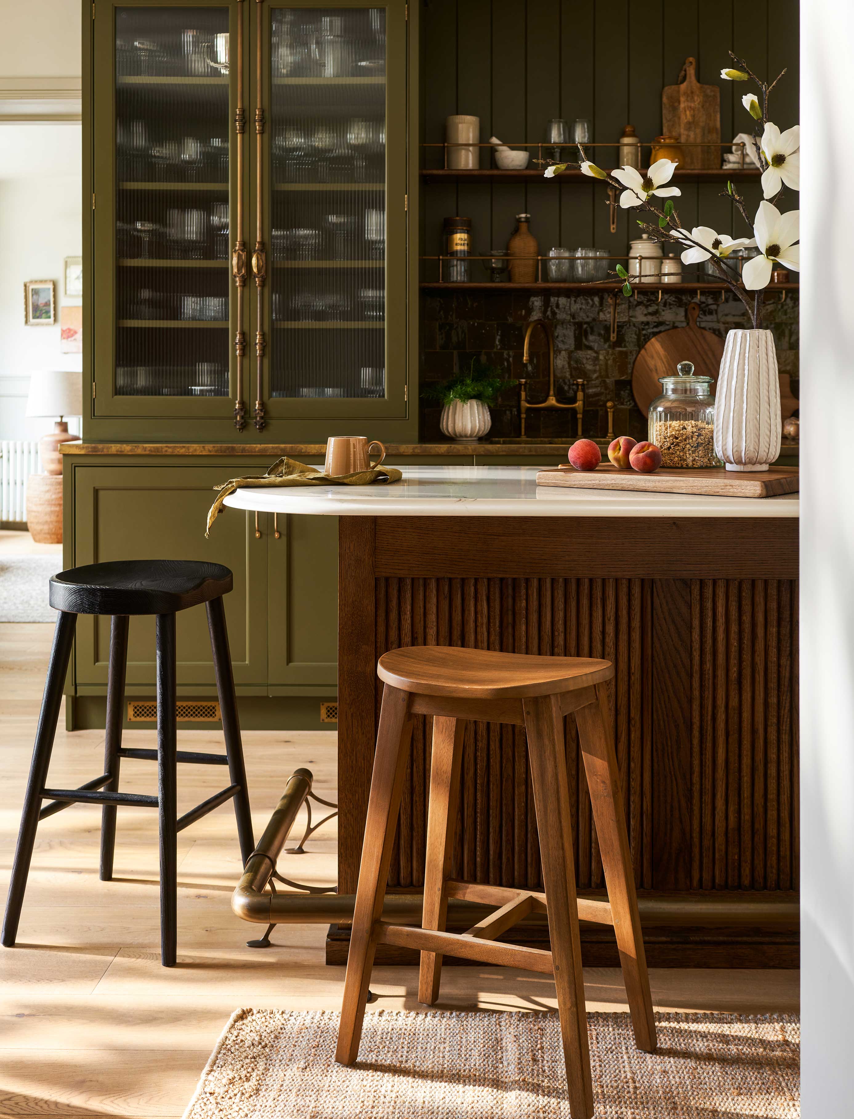 Walcote Bar Stool Natural Wood - Image 4