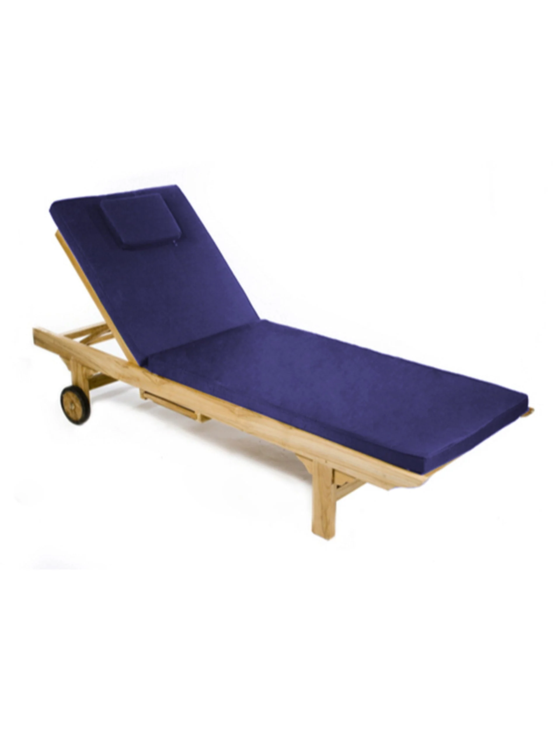 Winchcombe Sun Lounger Cushion Blue - Image 2