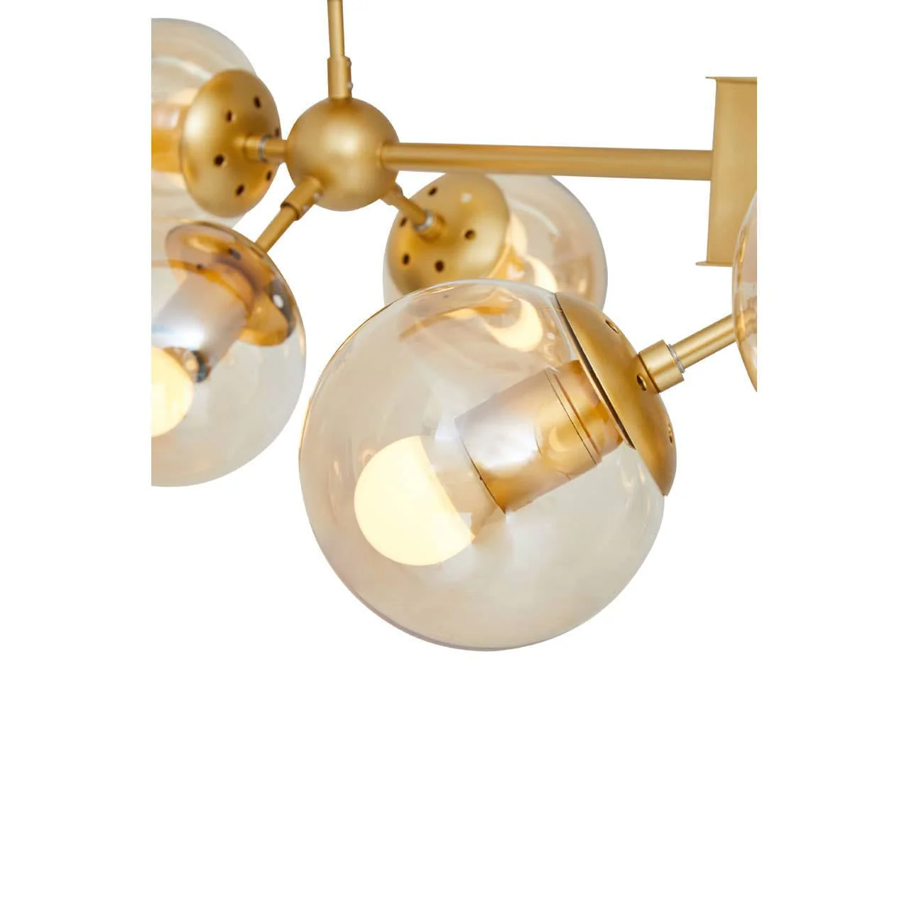 Abira Gold 12 Arm Pendant Light - Image 7