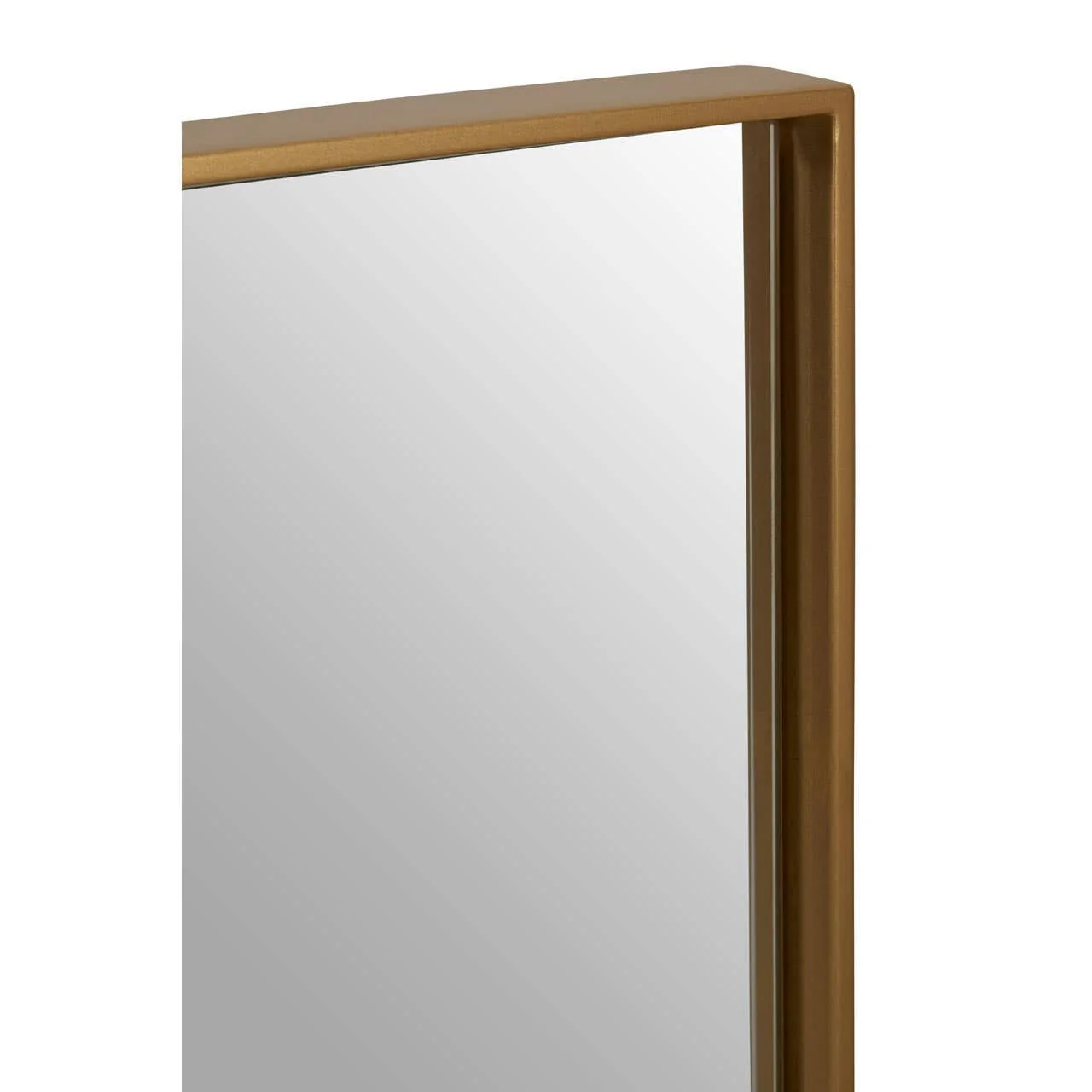Ando Medium Square Gold Finish Wall Mirror - Image 4