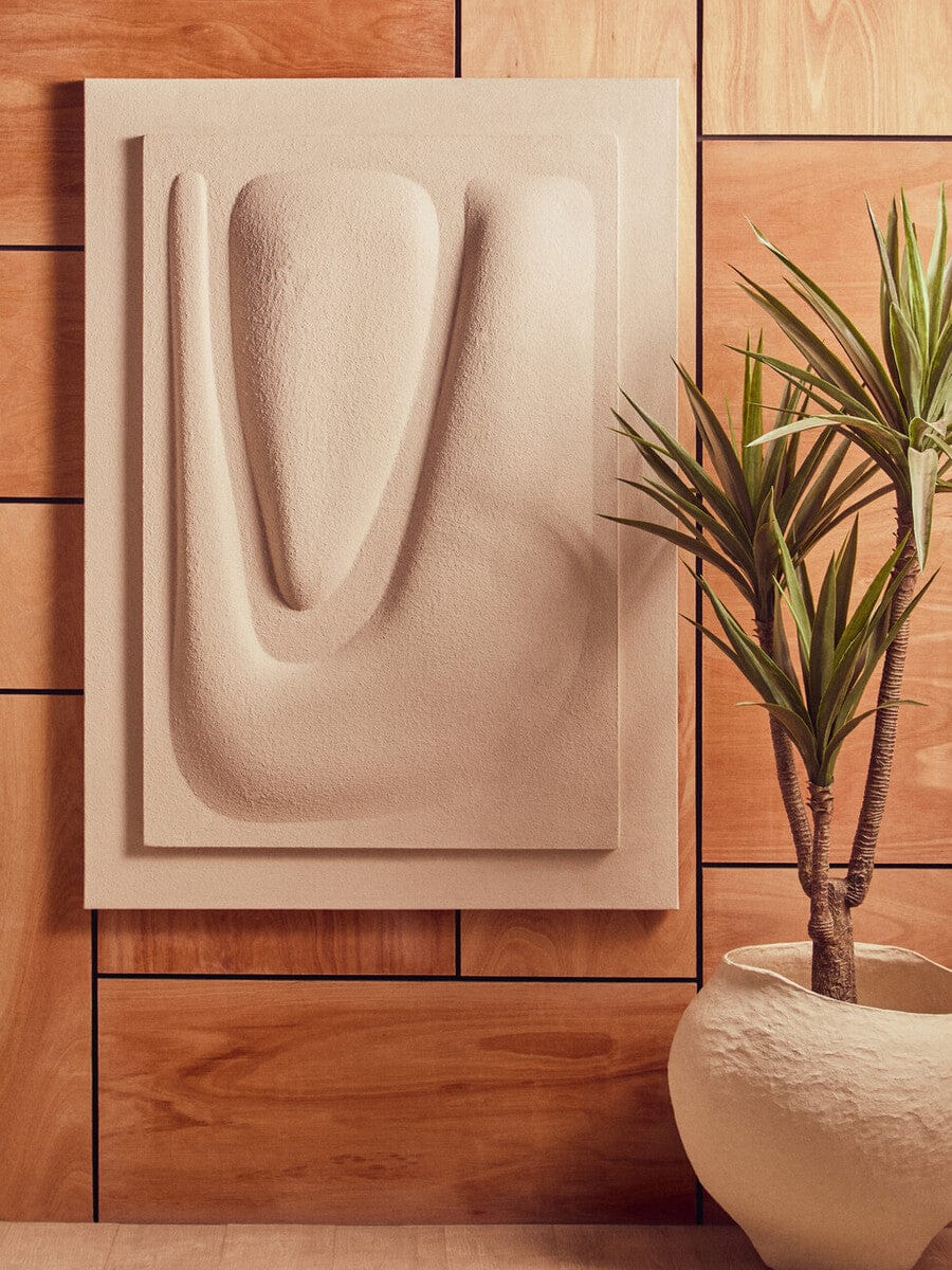 Astratto 3D Cream Wall Art - Image 9