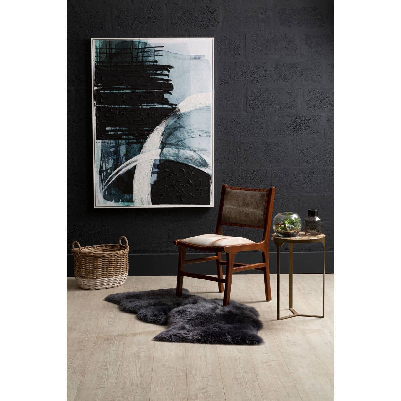 Astratto Blue and Black Wall Art - Image 3