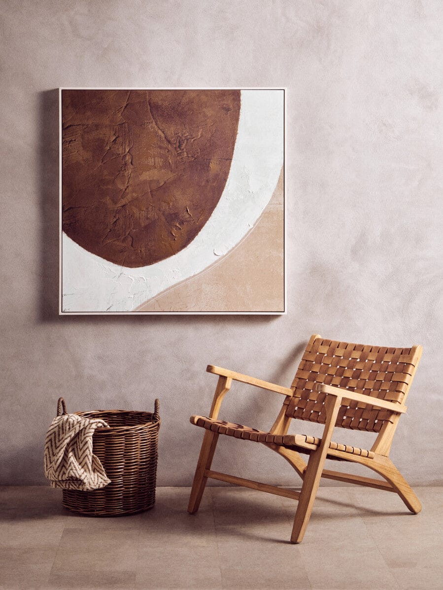 Astratto Brown and Natural Textured Wall Art - Image 10