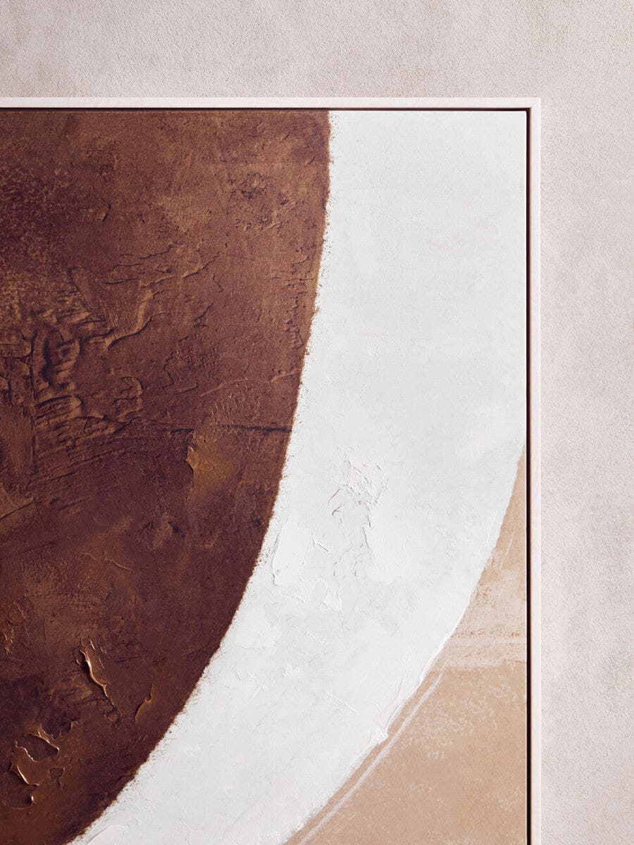 Astratto Brown and Natural Textured Wall Art - Image 4