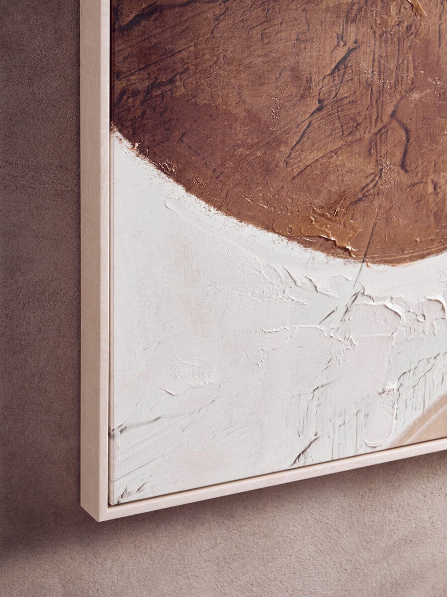 Astratto Brown and Natural Textured Wall Art - Image 5