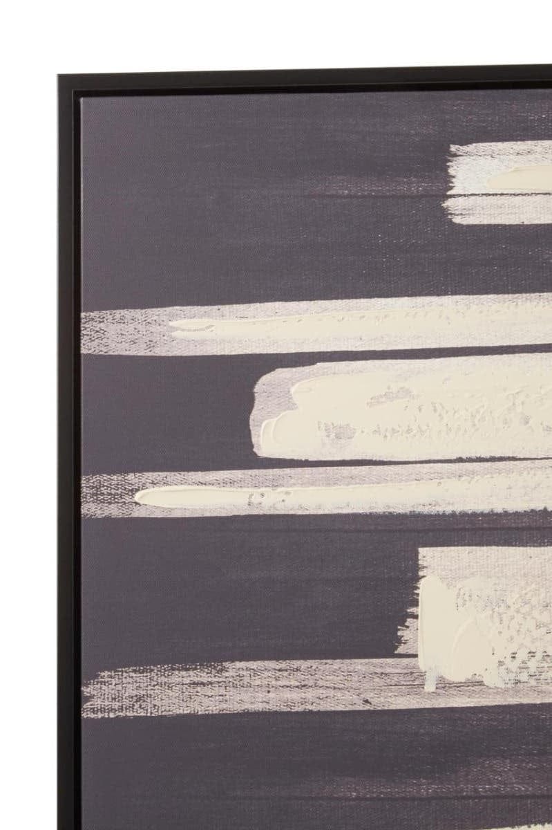 Astratto Black and Natural Canvas Wall Art - Image 9