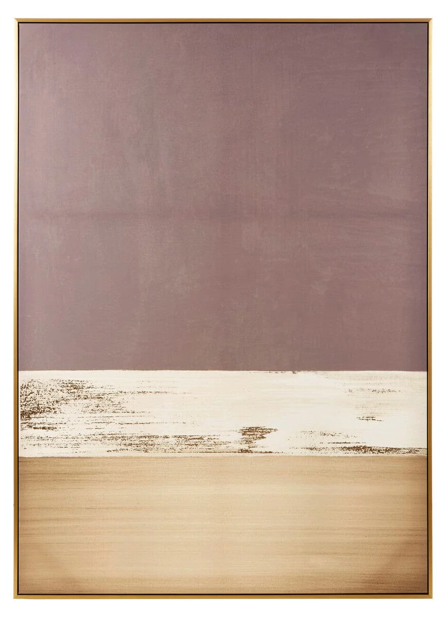 Astratto Canvas Gold and Grey Foil Wall Art
