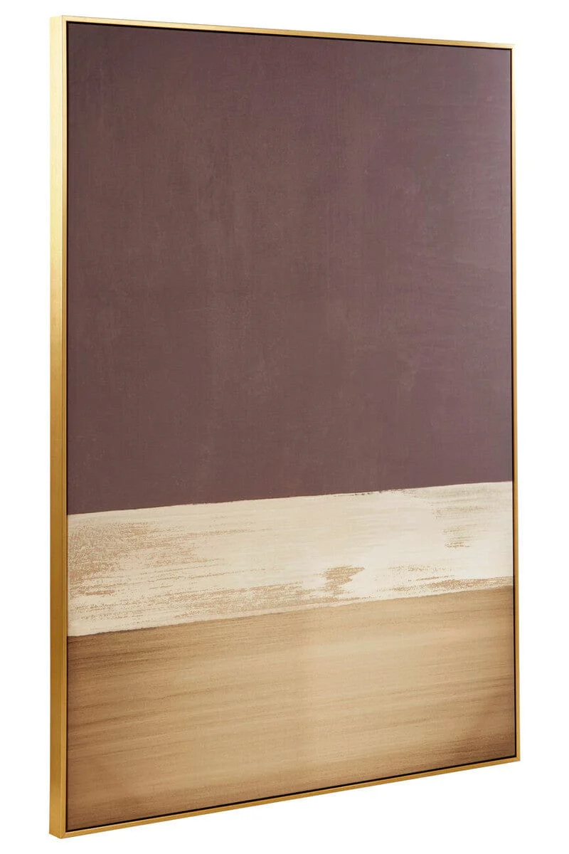 Astratto Canvas Gold and Grey Foil Wall Art - Image 2