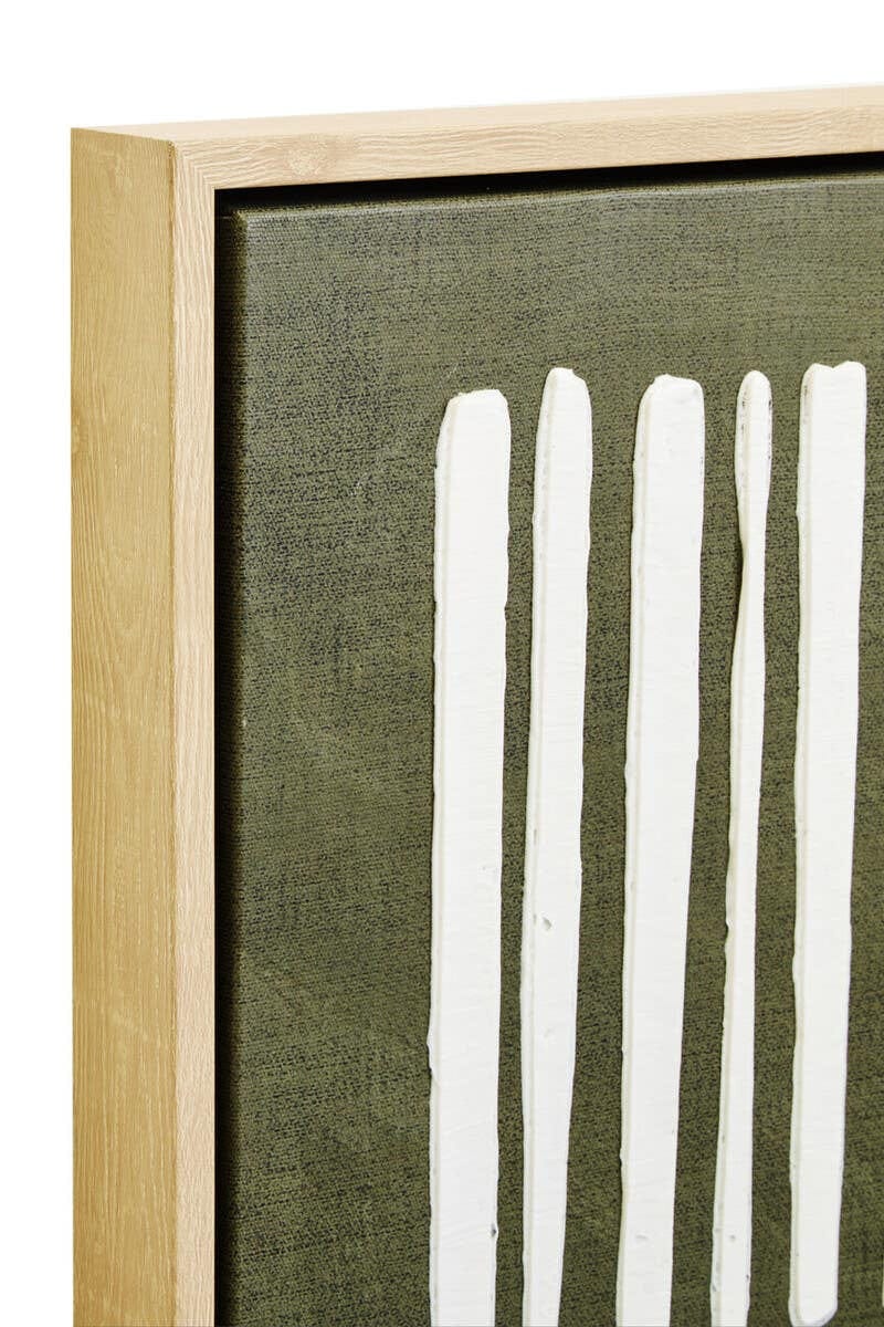 Astratto Green and Natural Textured Canvas Wall Art - Image 8