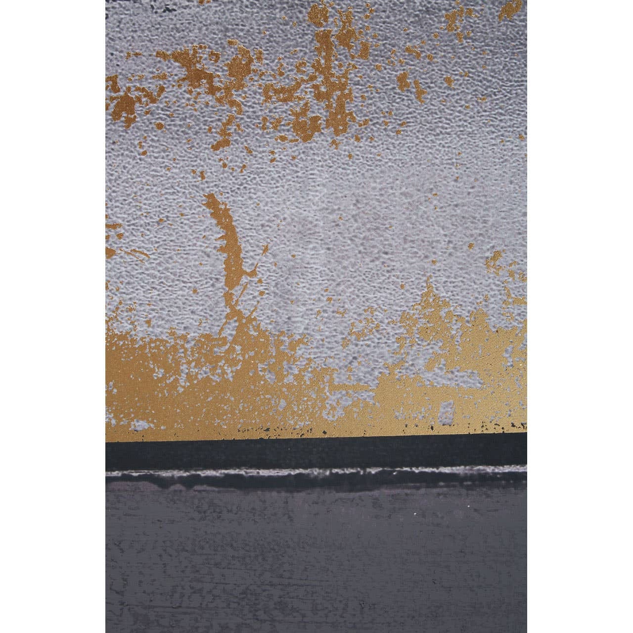 Astratto Grey and Gold Foil Wall Art - Image 5