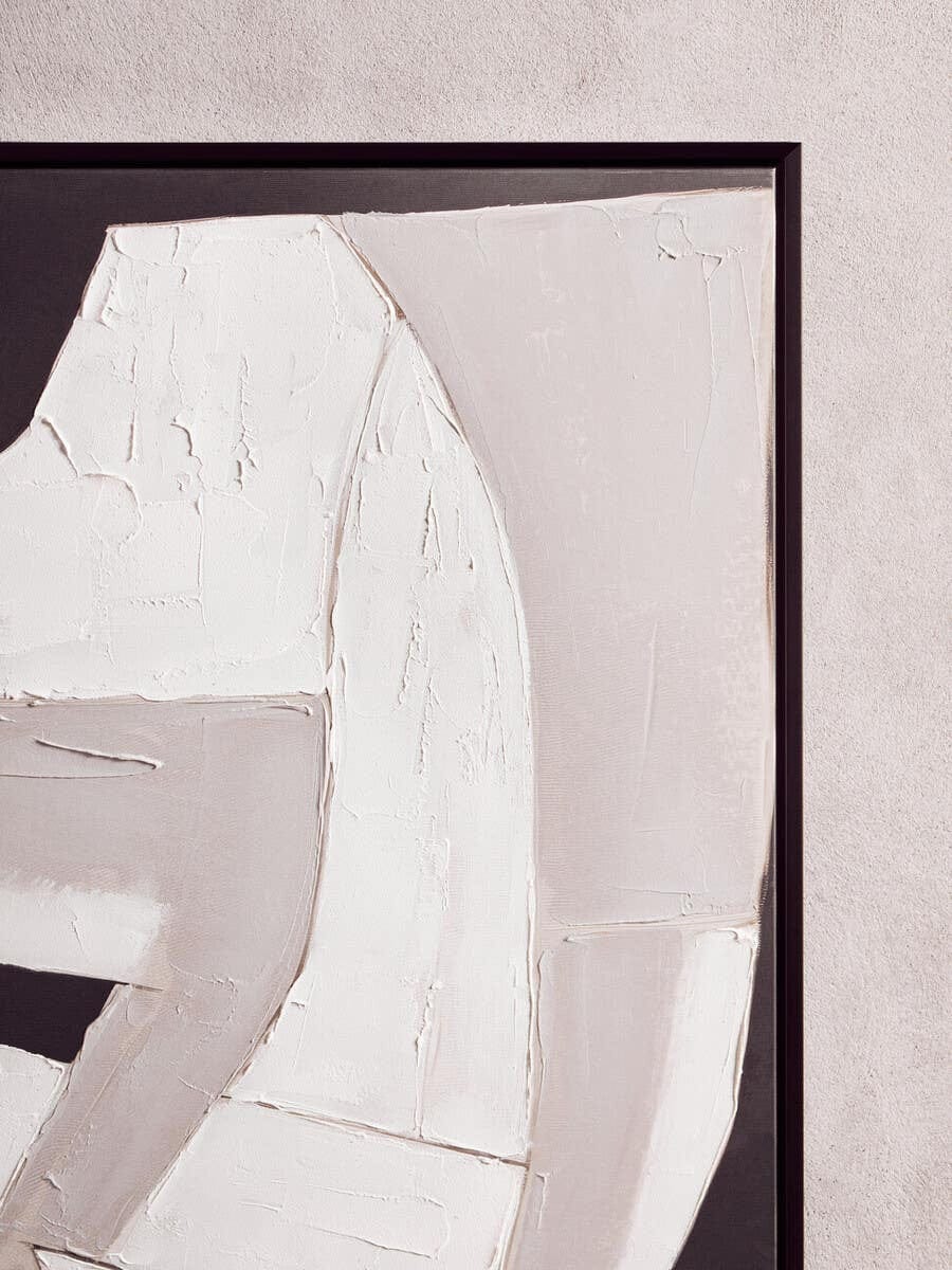Astratto Monochrome Abstract Textured Wall Art - Image 13
