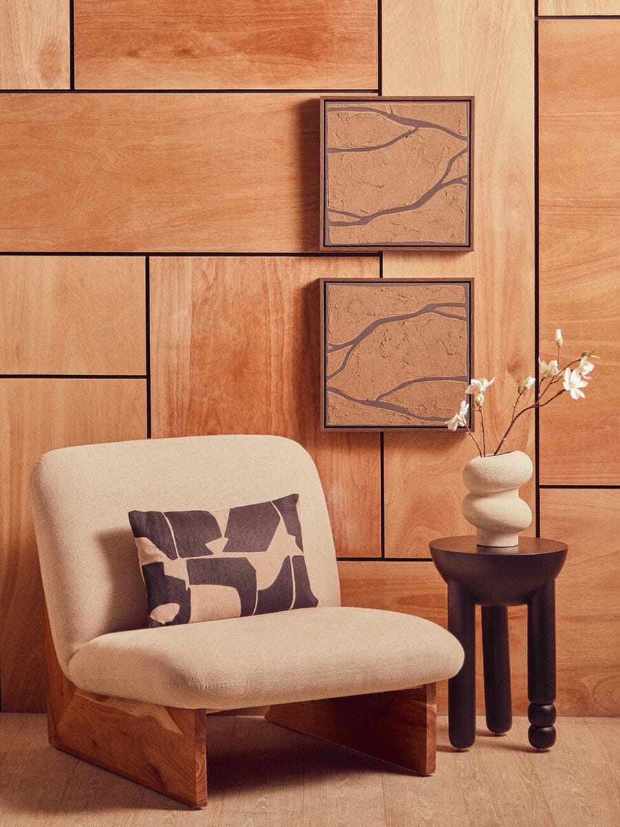 Astratto Set Of 2 Brown and Black Textured Wall Art - Image 19