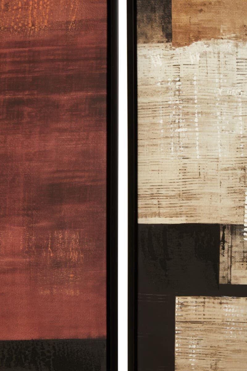 Astratto Set of 2 Geometric Abstract Canvas Wall Art - Image 2