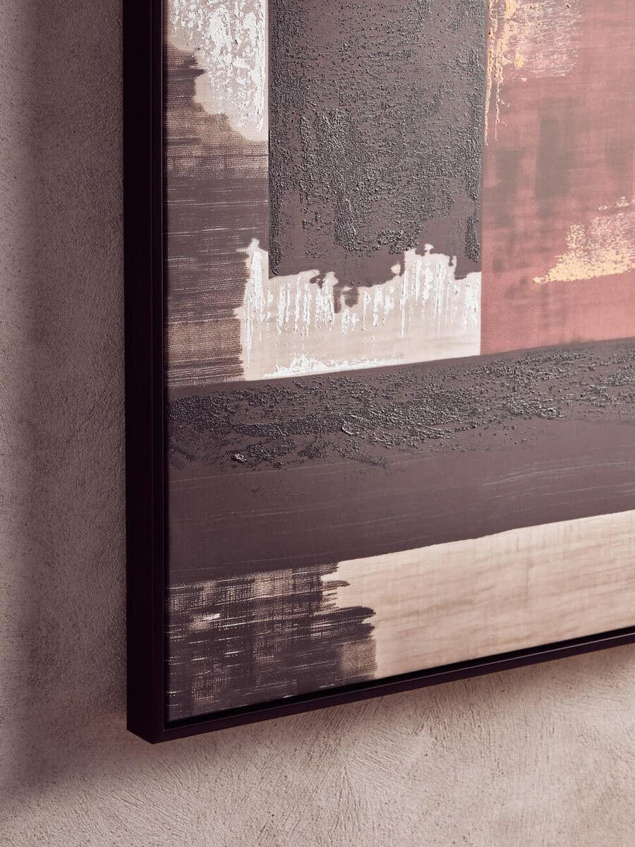 Astratto Set of 2 Geometric Abstract Canvas Wall Art - Image 7