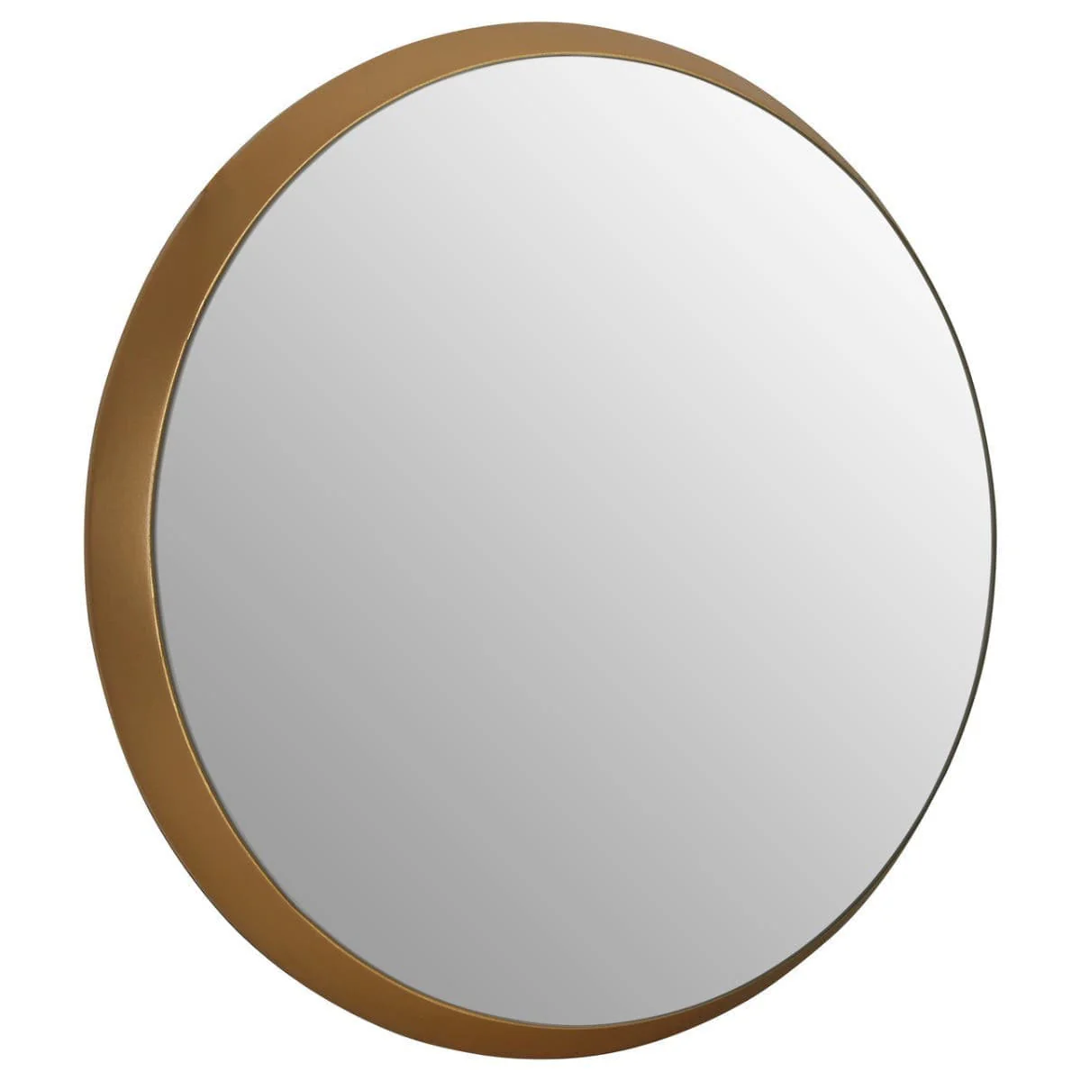 Athena Medium Round Wall Mirror With Gold Frame - Image 2