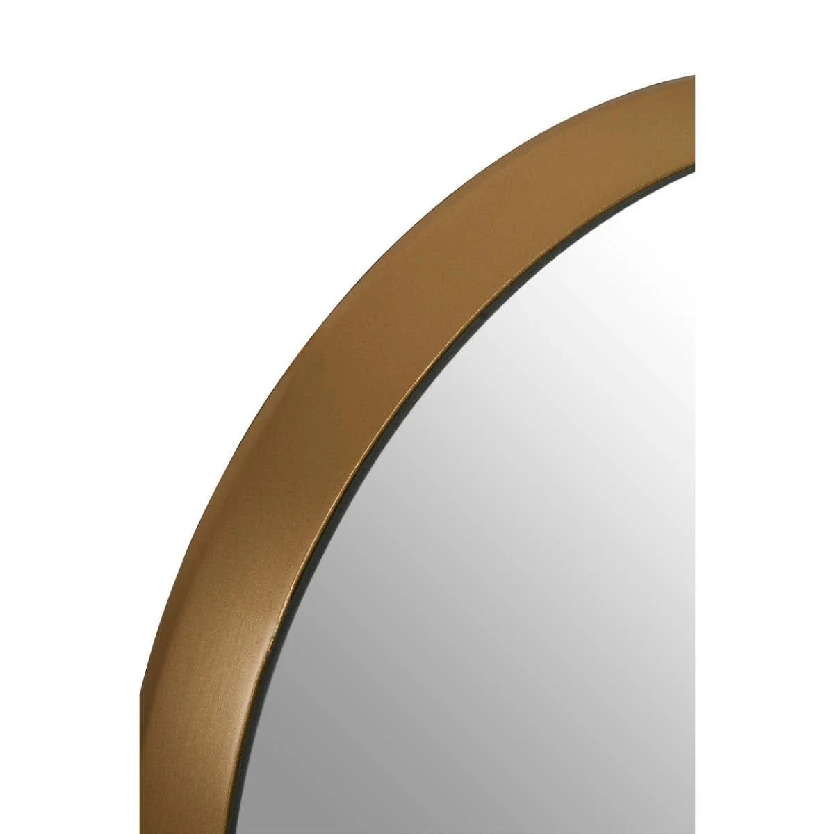 Athena Medium Round Wall Mirror With Gold Frame - Image 5